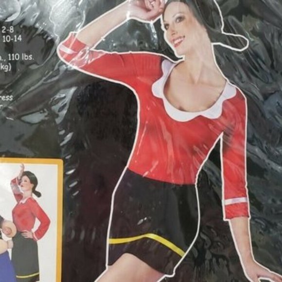 Olive Oyl Womens Costume selectable size 🆕‎ NWT! - Picture 11 of 14